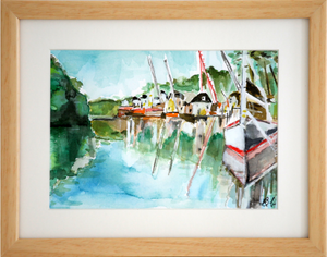 Docked Boats - SOLD